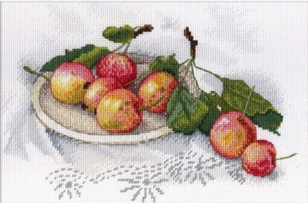 Набор для вышивания крестом МП Студия Вкус диких яблок, 18*26см