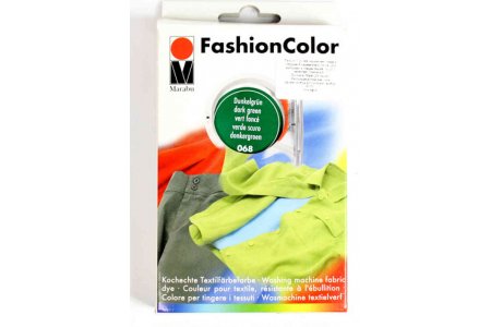 Краситель для ткани Marabu-Fashion Color, темно-зеленый (068), 90г
