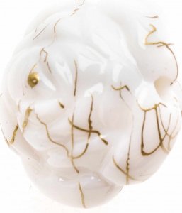 Бусина пластиковая АСТРА декоративная роза, белый(6-39), 17мм