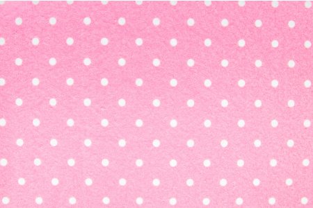 Фетр декоративный АСТРА 100%полиэстер, Горох, розовый, 1мм, 20*30см