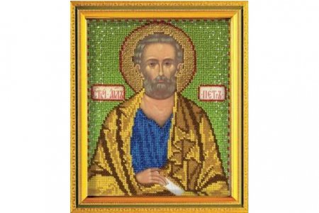 Набор для вышивания бисером РАДУГА БИСЕРА(КРОШЕ) Святой Апостол Петр, 12*14,5см