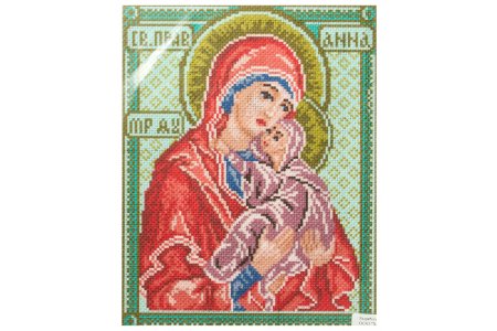 Канва с рисунком для вышивки крестом МАТРЕНИН ПОСАД Св.мученица Анна, 20*25см