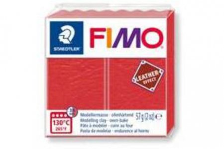 Полимерная глина FIMO Leather-effect, арбуз (249), 57г