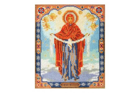 Набор для вышивания бисером РАДУГА БИСЕРА Богородица Покрова, 20*25см