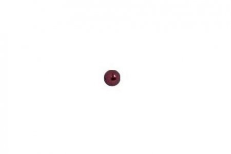 Бусина пластиковая ZLATKA круглая под жемчуг, темно-бордовый(12), 6мм