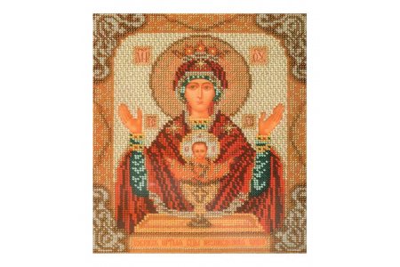 Набор для вышивания бисером РАДУГА БИСЕРА Богородица Неупиваемая Чаша, 20*24см