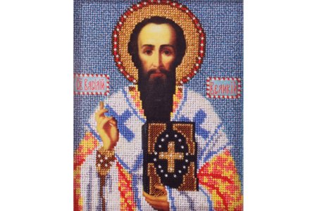 Набор для вышивания бисером РАДУГА БИСЕРА(КРОШЕ) Святой Василий Великий, 12*14,5см