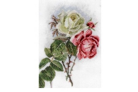 Набор для вышивания крестом МАРЬЯ ИСКУСНИЦА Садовая роза (по картине Пауля де Лонгпре), 20*30см