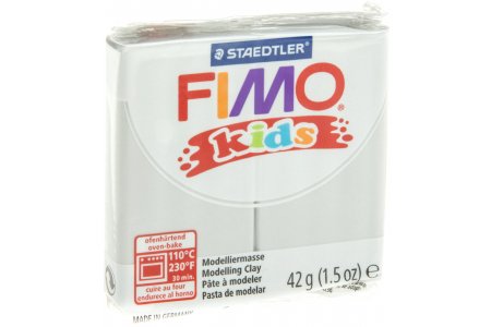 Полимерная глина FIMO kids, светло-серый (80), 42гр