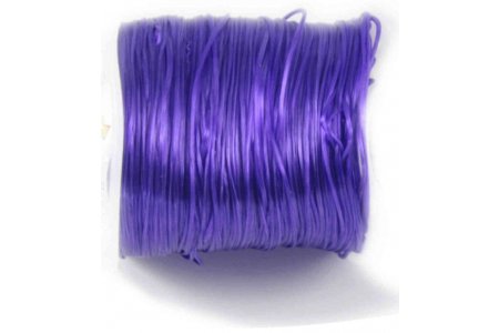 Спандекс без оплетки GAMMA фиолетовый, толщина 1мм, 100м