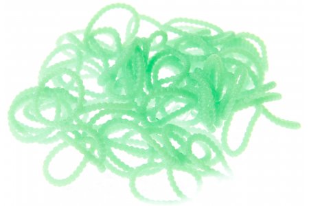 Резинки для плетения Rainbow Loom Bands(Лум Бэндс) рифленые-бисер мини, зеленый, 300шт