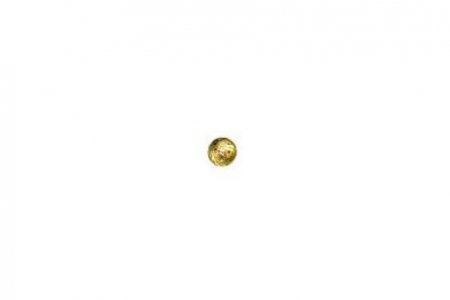 Бусина металлическая ZLATKA круглая ажурная, золото, 12мм