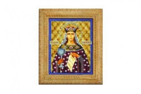 Набор для вышивания бисером ВЫШИВАЕМ БИСЕРОМ Святая Великомученица Варвара, 14*18см