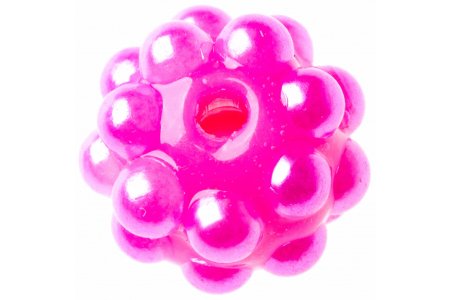 Бусина пластиковая ZLATKA круглая ярко-розовый(26), 10мм