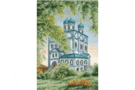 Набор для вышивания крестом Panna Собор в Иосифо-Волоцком монастыре, 20,5*30см