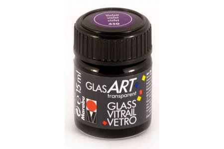 Витражная краска Marabu GlasArt, фиолетовый (450), 15мл