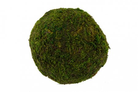 Шар декоративный мох зеленый, 7,7см