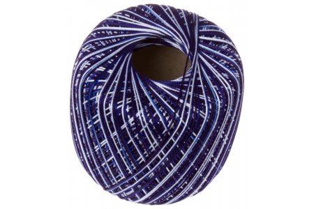Пряжа YarnArt Violet Melange сине-голубой (189), 100%мерсеризованный хлопок, 282м, 50г