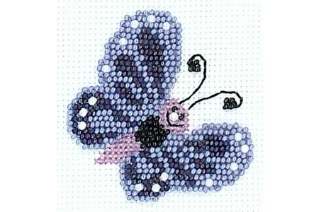 Набор для вышивания бисером РИОЛИС (Сотвори Сама) Бабочка, 10*10см