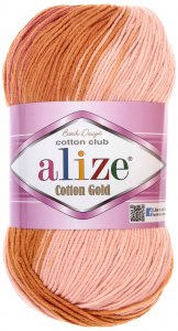 Пряжа Alize Cotton Gold Batik (7107), 45%акрил/55%хлопок, 330м, 100г