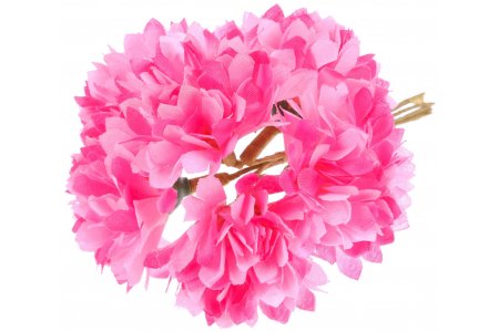 Декоративный букетик АСТРА розово-белый (F07), 4,5*3,5*12см, 6шт