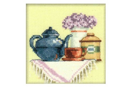 Набор для вышивания крестом РТО Утренняя чашка чая, 10*10см