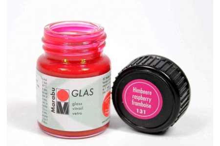 Витражная краска Marabu Glas на водной основе, малиновый(131), 15мл