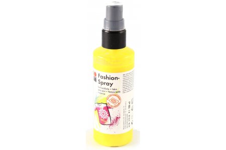 Краска-спрей по ткани MARABU Fashion Spray, желтый (220), 100 мл