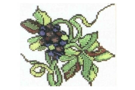 Набор для вышивания крестом Чаривна мить Виноградная лоза, 12,5*11см