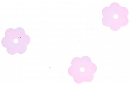 Пайетки АСТРА Цветочки, светло-розовый (319), 10мм, 10г