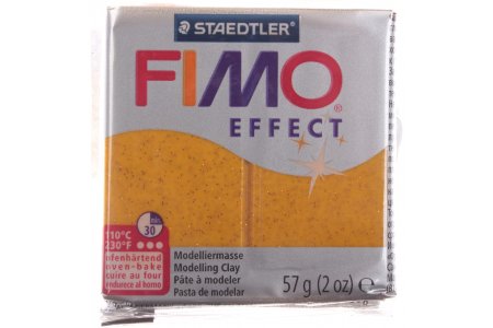 Полимерная глина FIMO Effect, золото с блестками (112), 57г