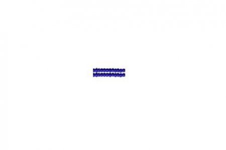 Бисер китайский круглый Zlatka 11/0 прозрачный/матовый темно-синий (0048), 100г