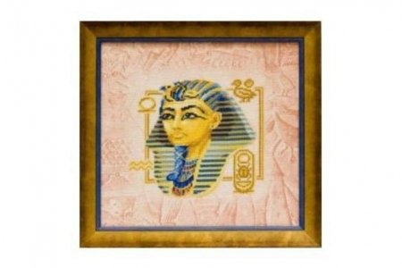 Набор для вышивания крестом Риолис Тутанхамон, с напечатанным фоном, 30*30см