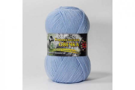 Пряжа Color City Каракульская овечка серо-голубой (2300), 60%шерсть ягненка/40%искусственный кашемир, 480м, 100г