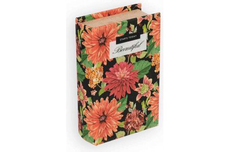 Декоративная шкатулка-книга GAMMA Цветы, 17*11*5см