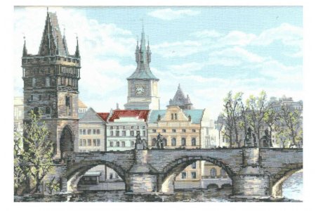Набор для вышивания крестом Риолис Прага Карлов мост, 60*40см