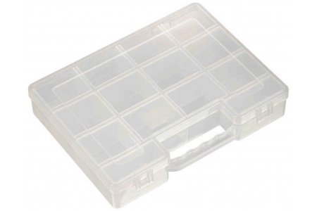 Коробка пластиковая для мелочей GAMMA прозрачный, 250*220*50мм