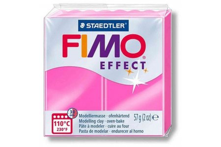 Полимерная глина FIMO neon Effect, фуксия (201), 57г
