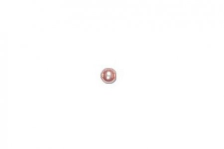 Бусина стеклянная PRECIOSA круглая, под жемчуг, розовый, 12мм