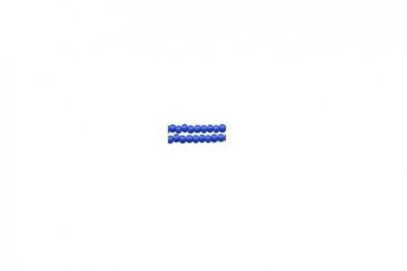 Бисер чешский круглый PRECIOSA 5/0 непрозрачный/глянцевый перламутр голубой (33040), 50г