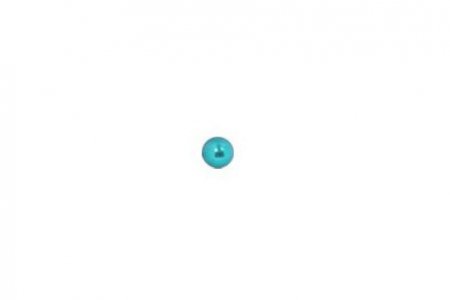 Бусина пластиковая ZLATKA круглая под жемчуг, ярко-голубой(32), 14мм
