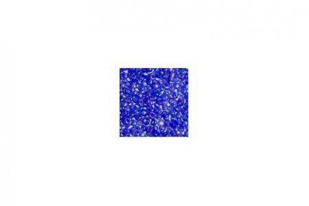 Бисер китайский круглый Ideal 10/0 прозрачный/радужный голубой (166), 50г