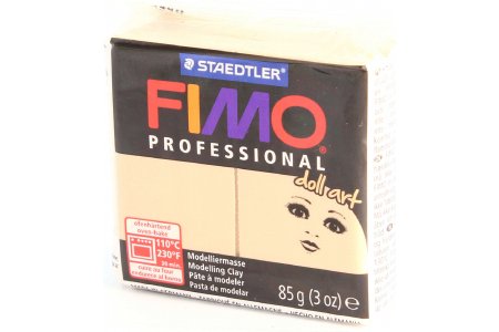 Пластика для изготовления кукол FIMO Professional doll art непрозрачный песочный (45), 85г