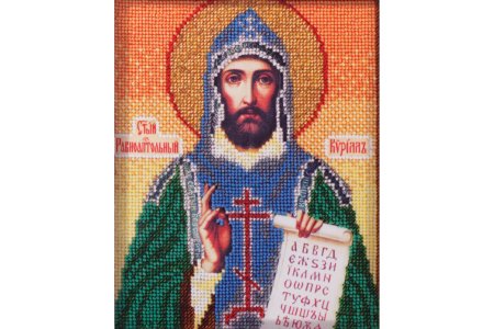 Набор для вышивания бисером РАДУГА БИСЕРА(КРОШЕ) Святой Равноапостольный Кирилл, 12*14,5см