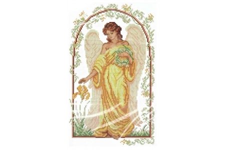 Набор для вышивания крестом Искусница Дева-Ангел, 19*32см