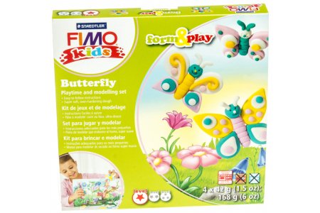 Набор полимерной глины FIMO kids form&play, Бабочка