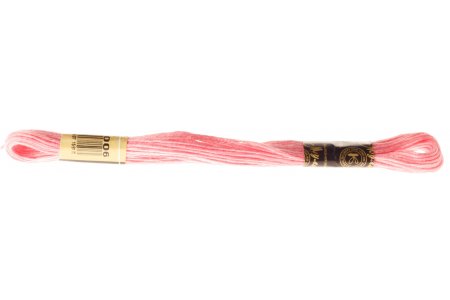 Нитки мулине хлопок ПНК, 10м, 1006, розовый