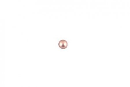 Бусина пластиковая ZLATKA круглая под жемчуг/перламутр, серо-розовый(23), 8мм