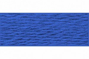 Нитки мулине Риолис шерсть/акрил, 20м, 430, яркий темно-голубой