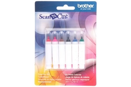 Набор цветных маркеров Brother ScanNCut CAPEN1, 6шт